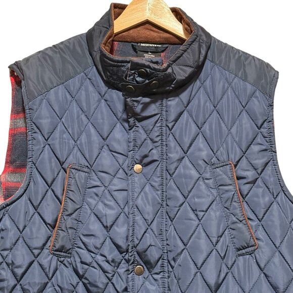 NWT Mountain Expeditions Quilted Navy Blue Royal Heritage Vest Mens Large - Picture 4 of 13
